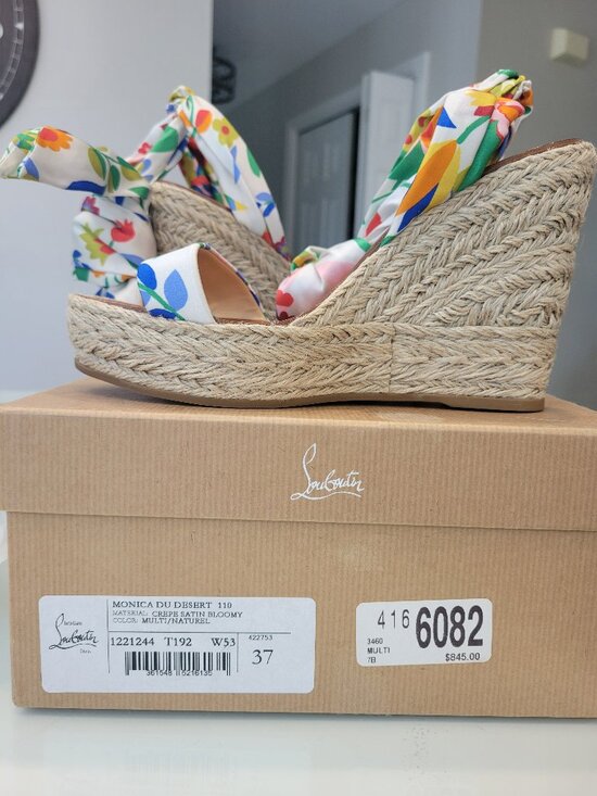 Christian Louboutin Shoes - Monica Du Desert wedge